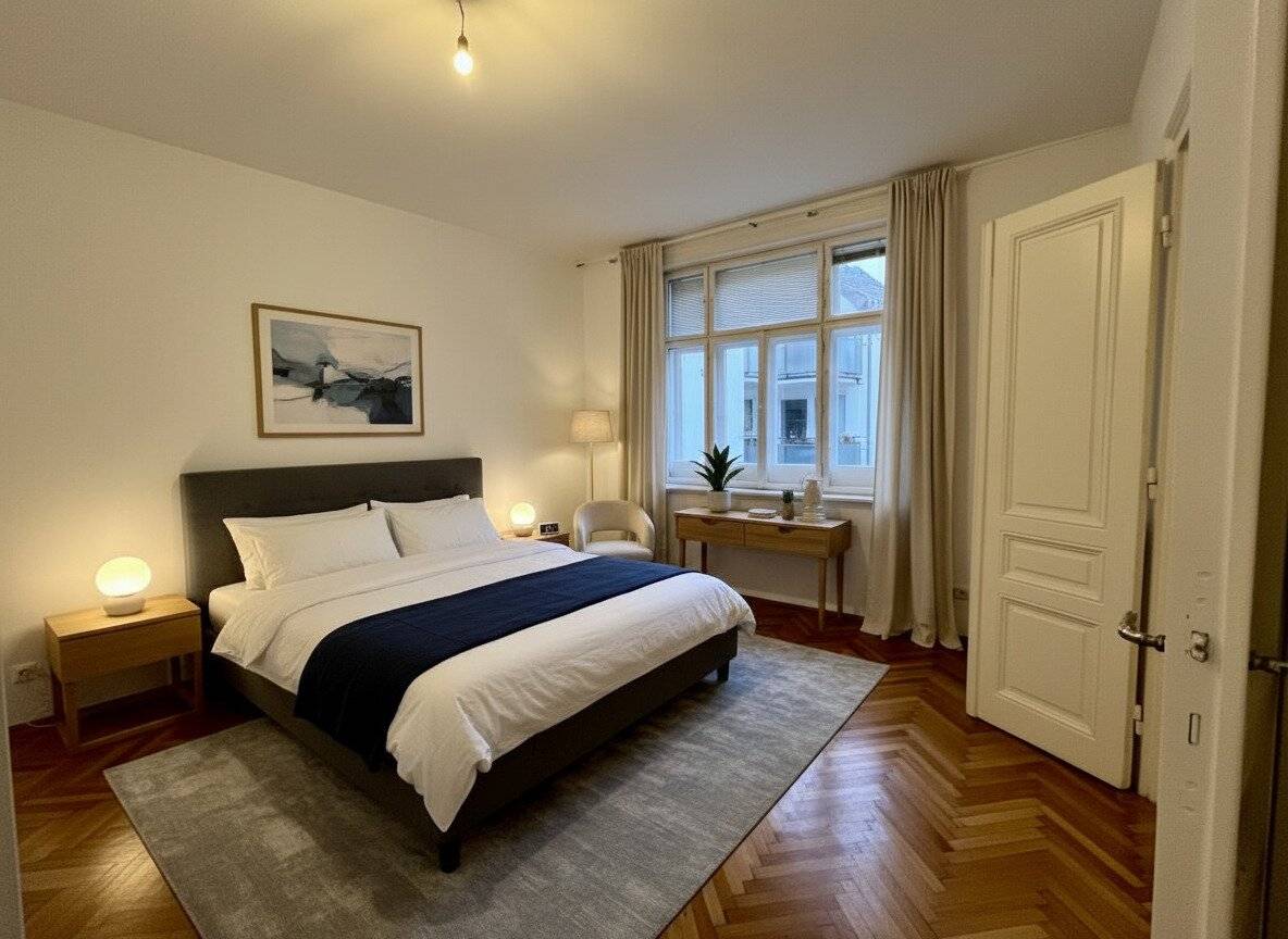 SCHÖNE ALTBAUWOHNUNG- INNENHOF - RUHELAGE - SERVITENVIERTEL