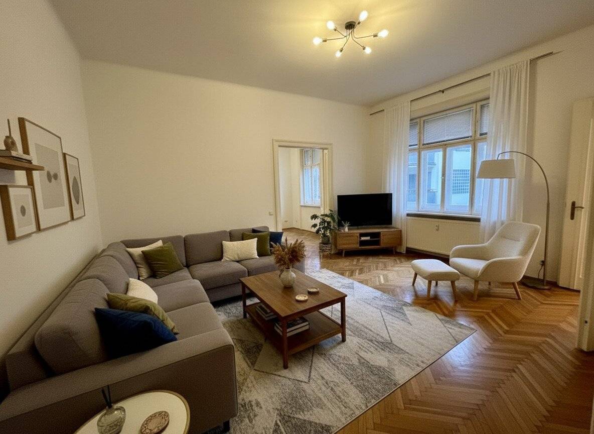 SCHÖNE ALTBAUWOHNUNG- INNENHOF - RUHELAGE - SERVITENVIERTEL
