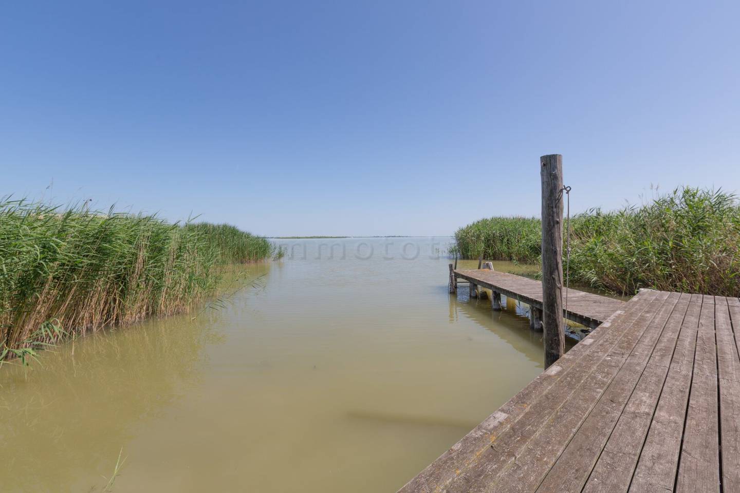 Flachdachhütte in traumhaft ruhiger Lage am offenen See