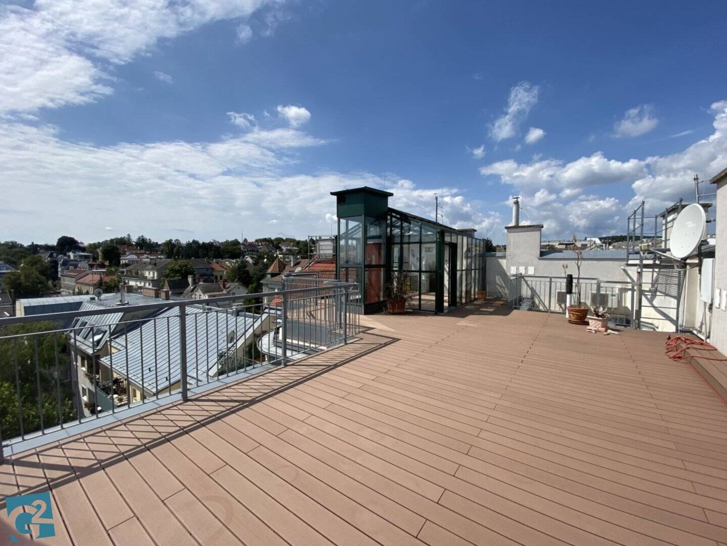 Exklusive Dachgeschoßwohnung mit großer Dachterrasse und einzigartigem Blick über Wien - Nähe Cottage / Gersthofer Platzl
