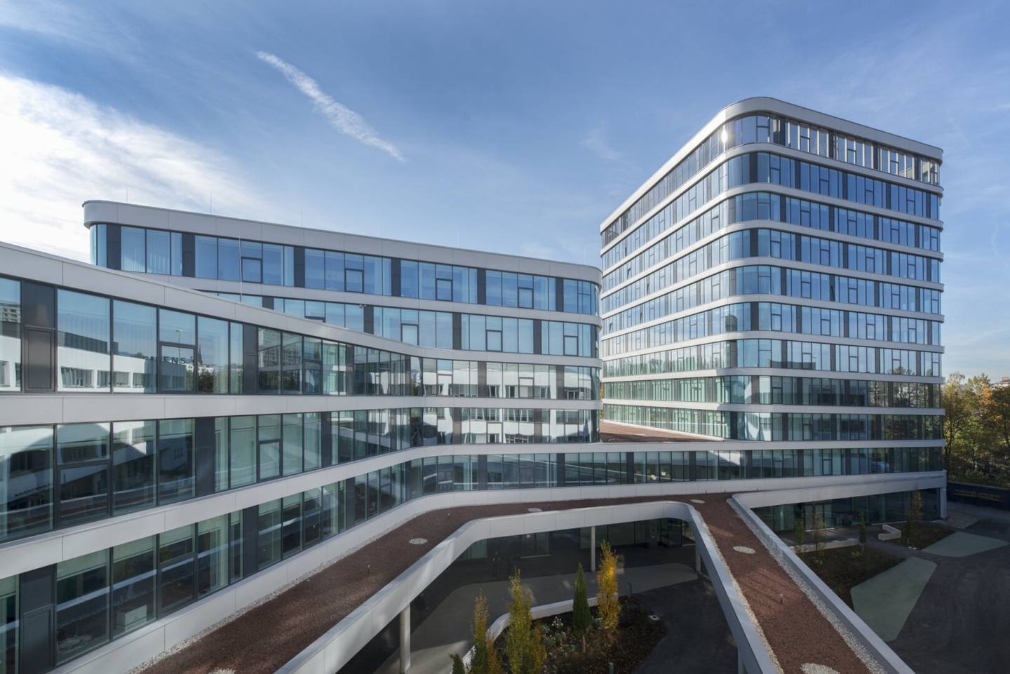 Available office spaces at the TECHBASE LINZ campus from 400 m² ÖGNI Gold certificate
