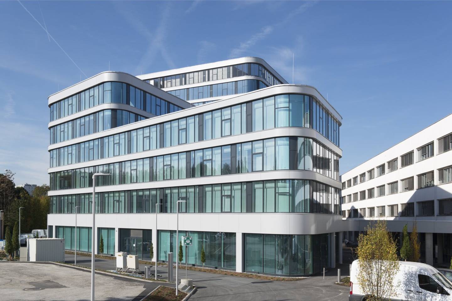 Available office spaces at the TECHBASE LINZ campus from 400 m² ÖGNI Gold certificate