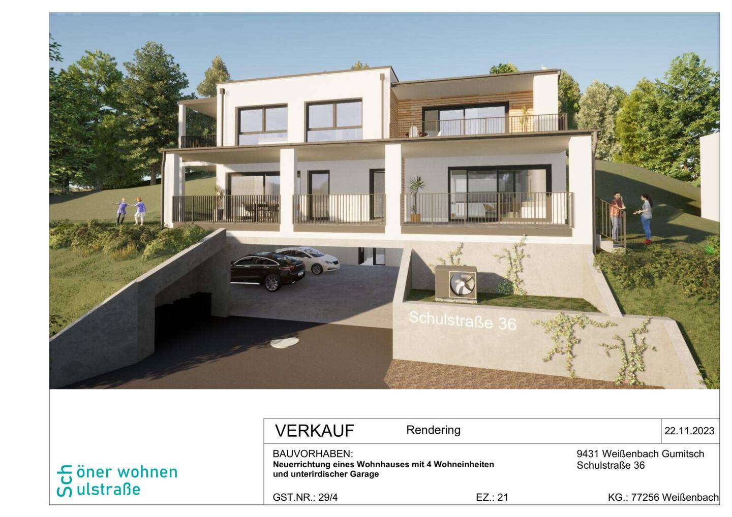 Schöner Wohnen - jede Wohnung mit Grünfläche !
