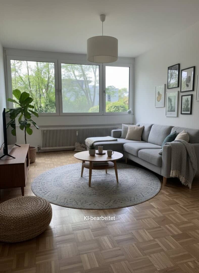 Two room apartment 44.72 m² with loggia and underground garage space in central location Salzburg
