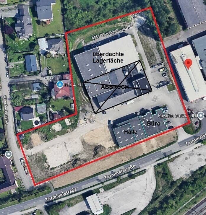 Hall and Office Wels Terminal available now, rental period 1 year