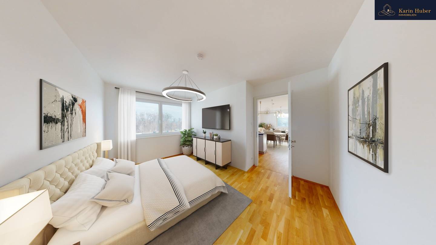 Bright 3-room apartment with balcony in Klosterneuburg, 63 m², €1,199!