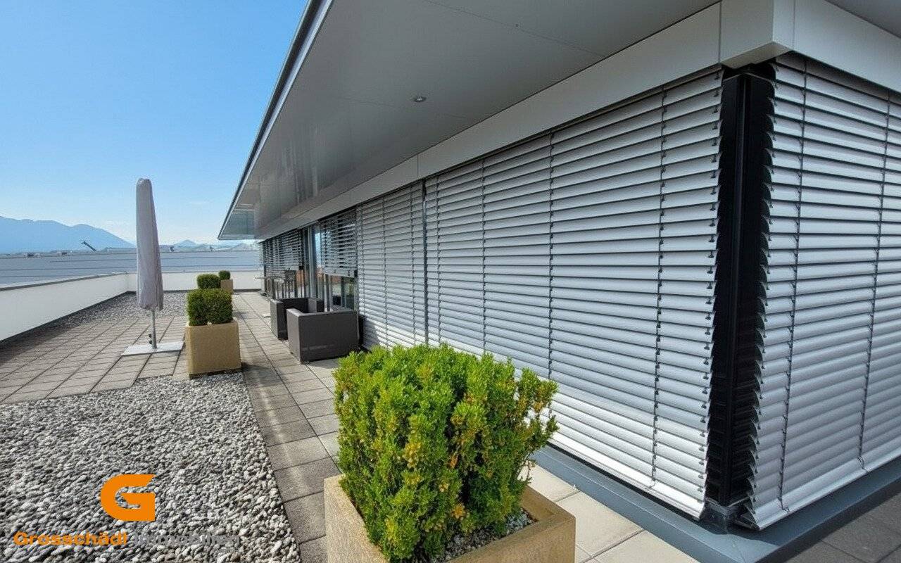 Penthouse office with terrace in Maxglan and option for office-residence combo noway? no wait, this is wrong? ensure text is correct? I must provide exact translation as planned.