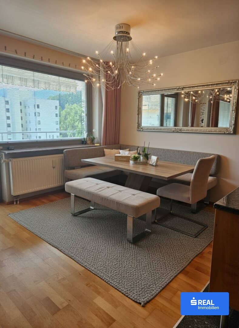 Spacious three room apartment with a wide view