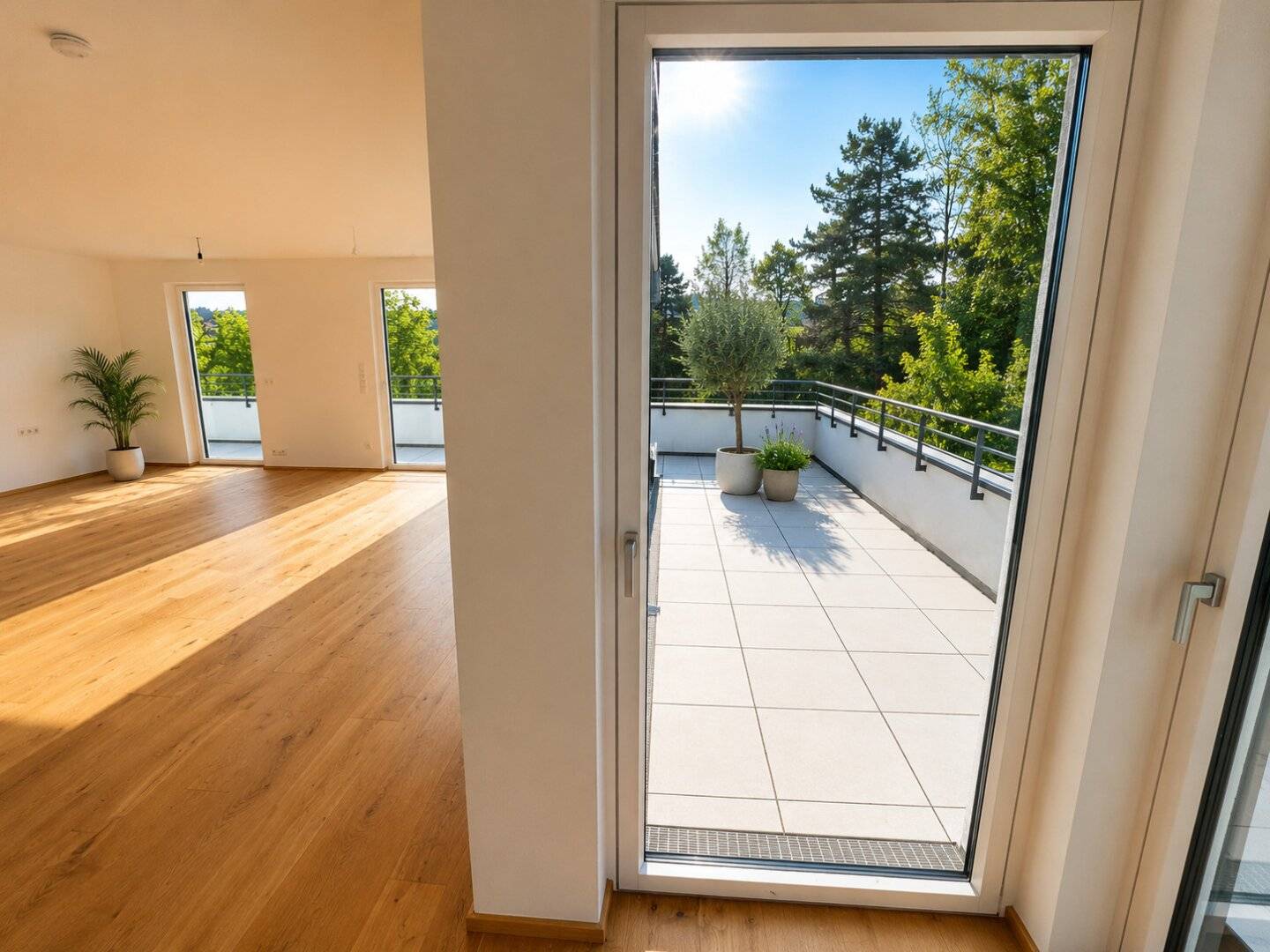 Terrace apartments with a view in Neustift am Walde