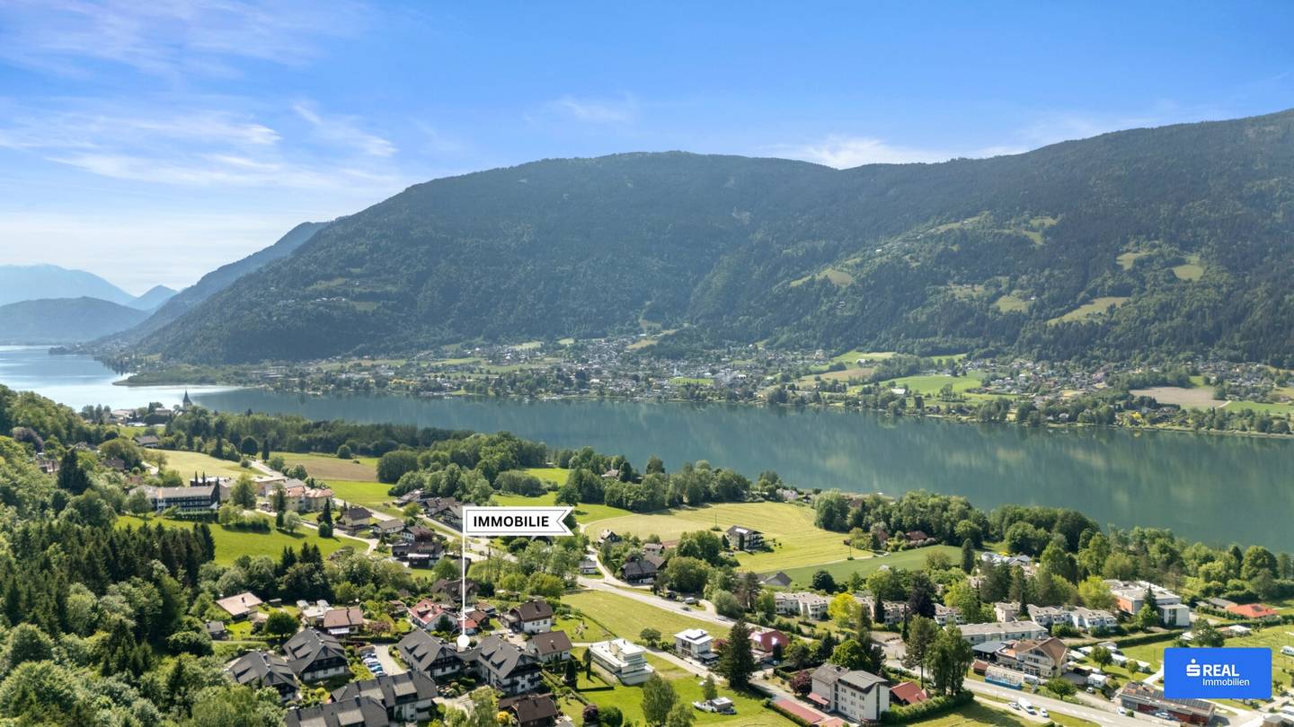 Geräumige 4-Zimmer-Wohnung in Alt-Ossiach mit Balkon und Seeblick