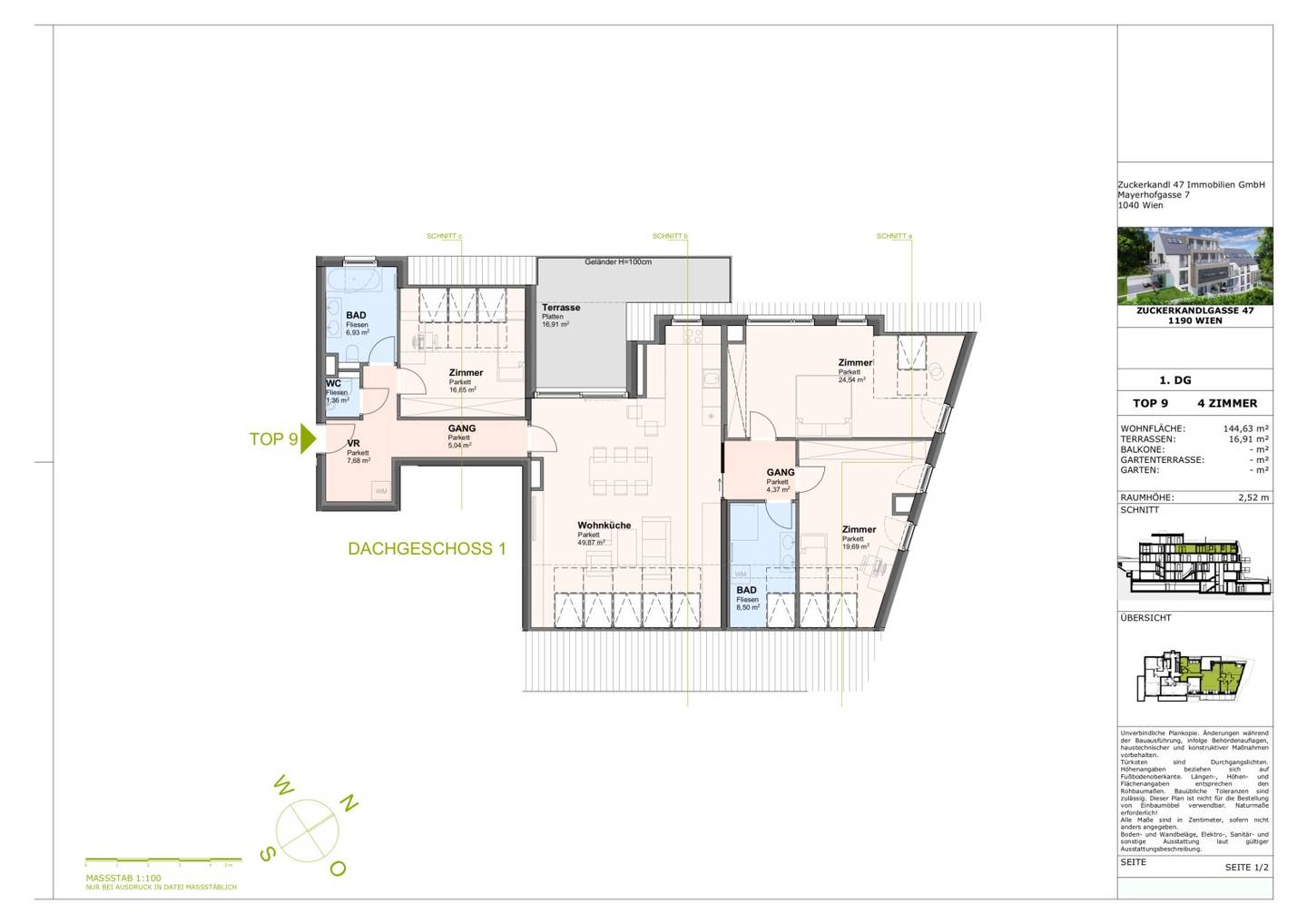 Exklusive Neubauwohnung mit Terrasse und Traumausblick!