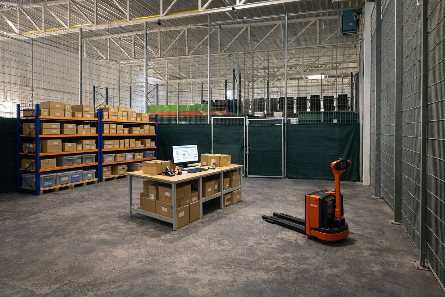 Provision free ground floor grid storage space