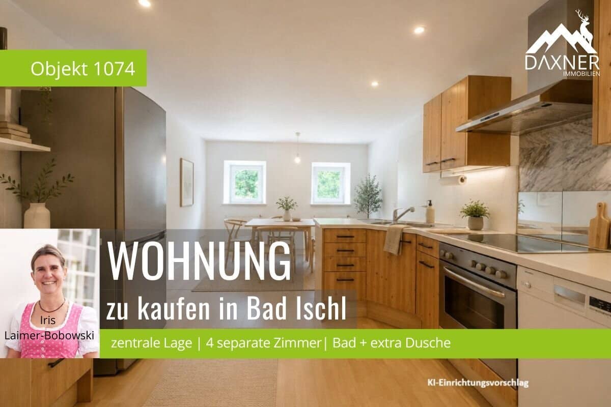 Anlegerwohnung mit über 5 % Bruttoanfangsrendite – ideal als Schüler- oder Mitarbeiterwohnung in Bad Ischl