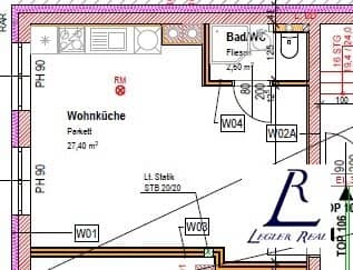 Commission-free! Bright 1-room apartment - First occupancy