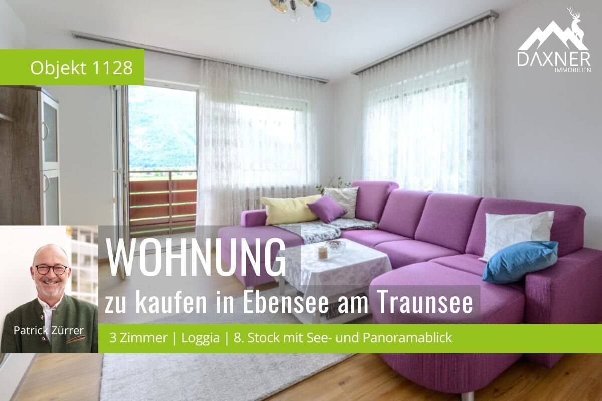NEUER PREIS! Helle 3 Zimmer-Eigentumswohnung mit Panoramaausblick