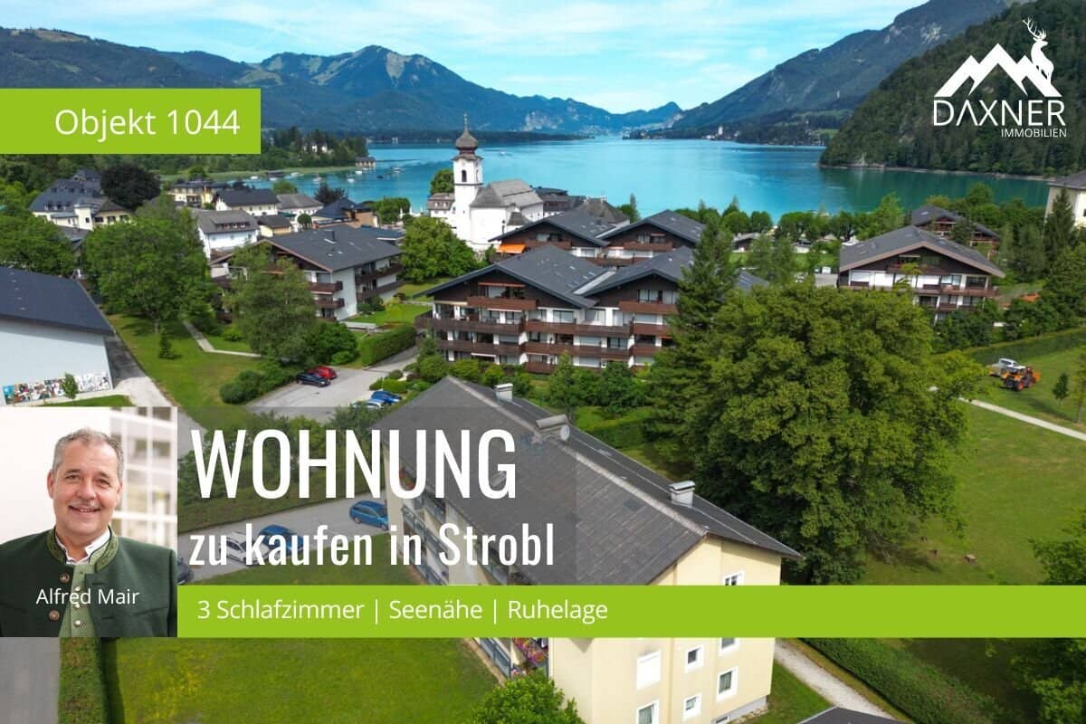 Großzügige 4-Zimmer-Wohnung in ruhiger Grünlage – nur 2 Gehminuten zum Wolfgangsee
