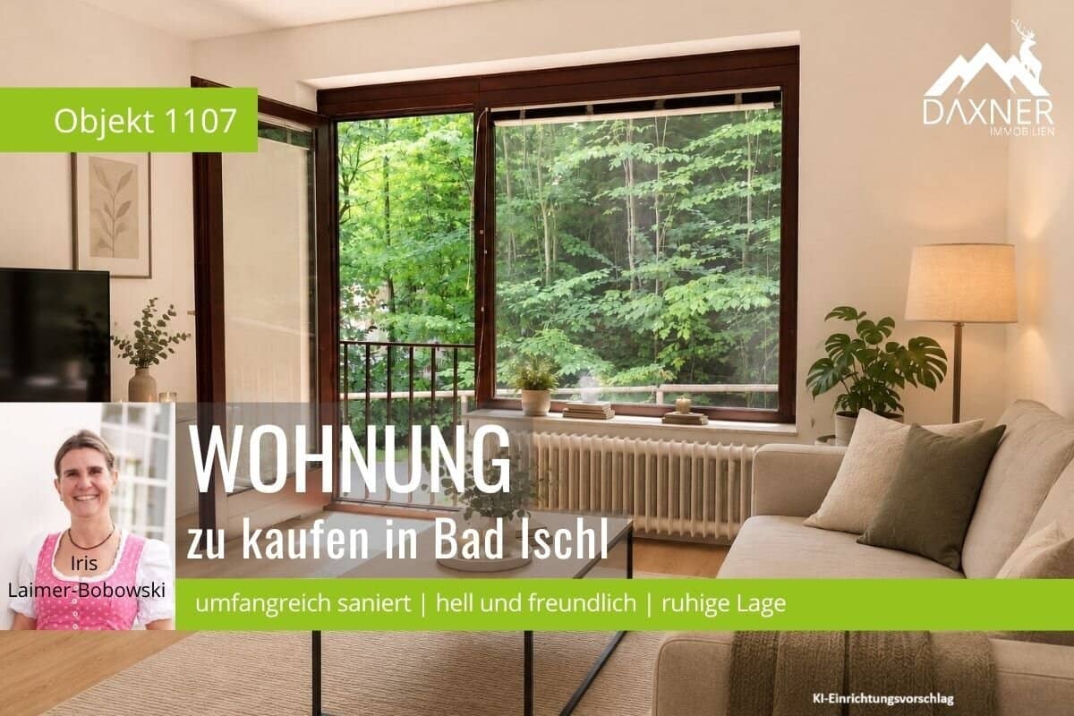 Klein, fein und naturnah: 2-Zimmer-Wohnung zum Wohlfühlen