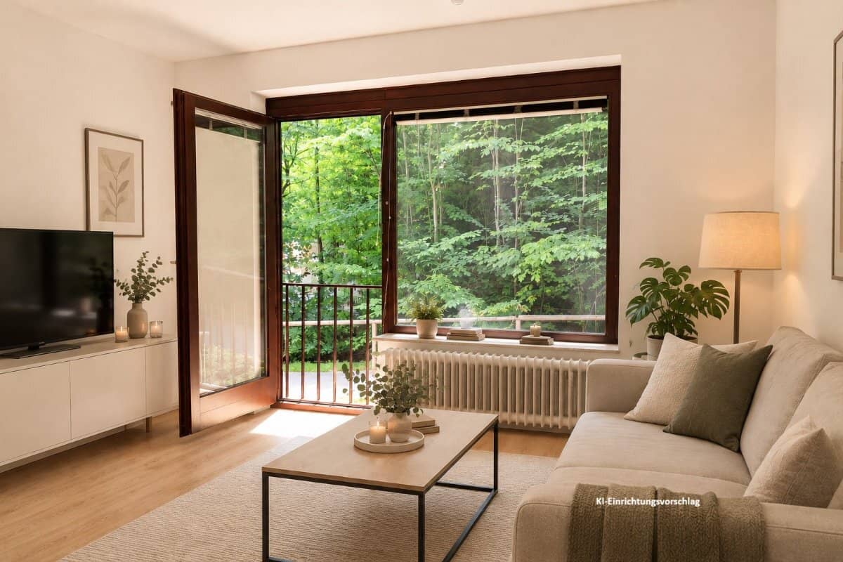 Klein, fein und naturnah: 2-Zimmer-Wohnung zum Wohlfühlen
