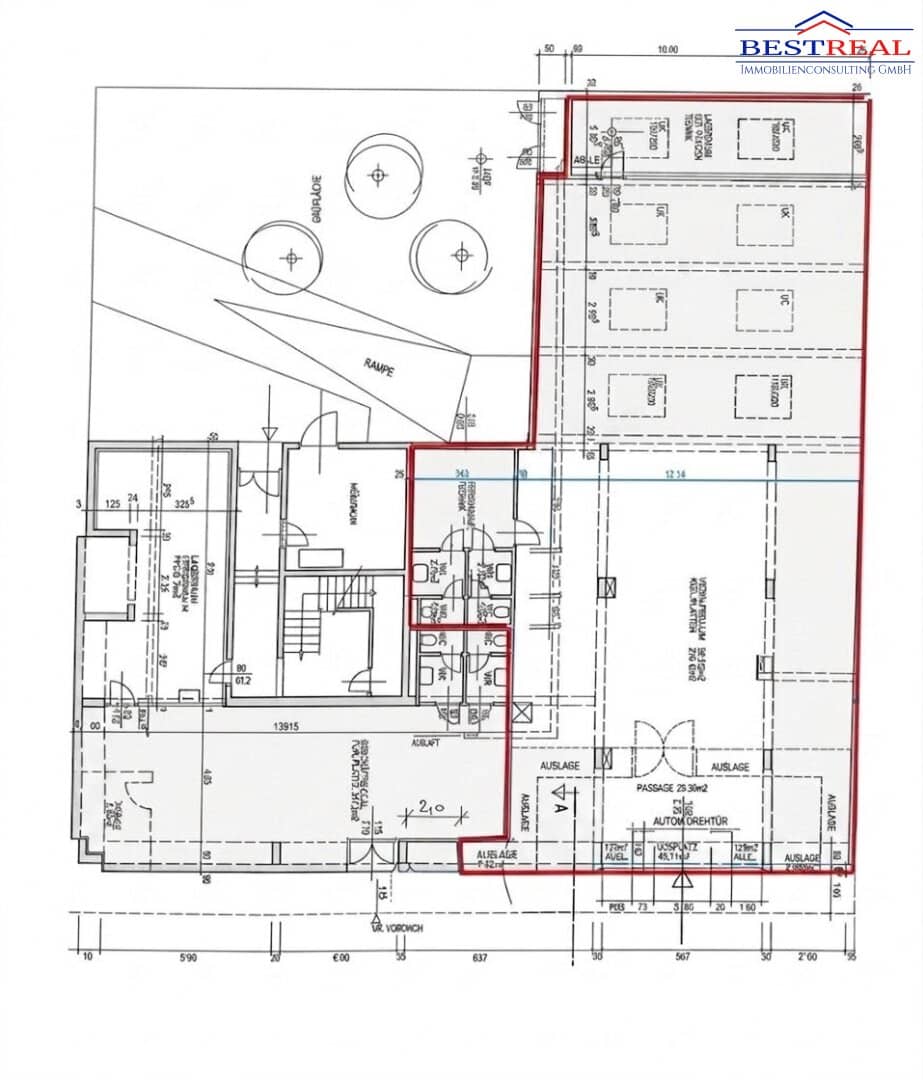 Commercial space Supermarket 330 m²