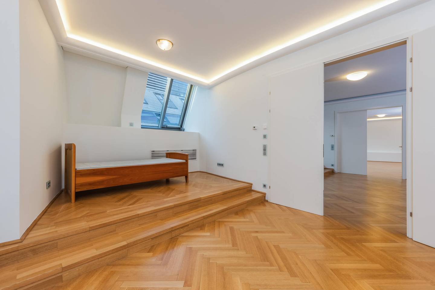 Dachgeschosswohnung Citylage Fußbodenheizung