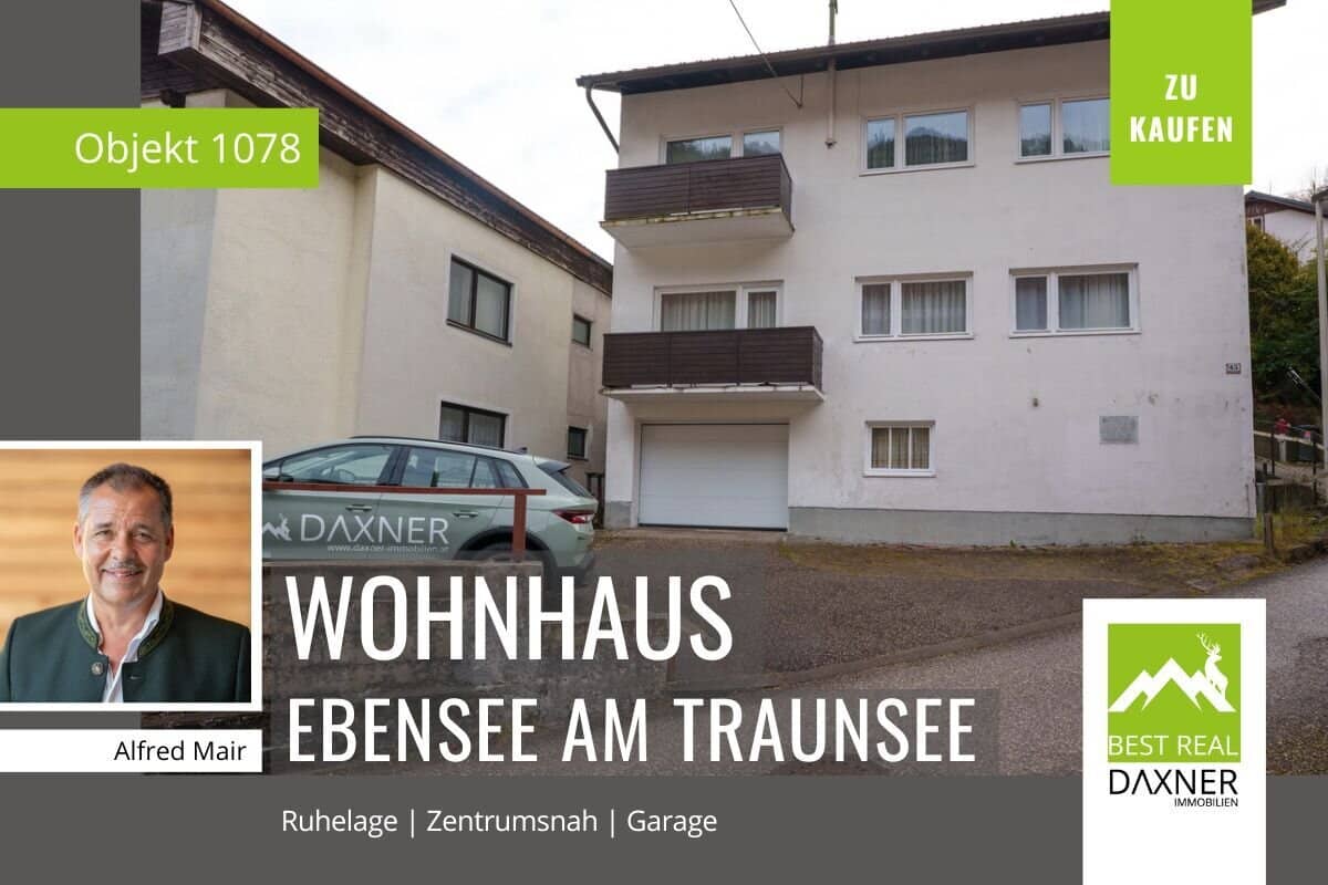 Ruhe genießen, Nähe leben – Zweifamilienhaus in Ebensee