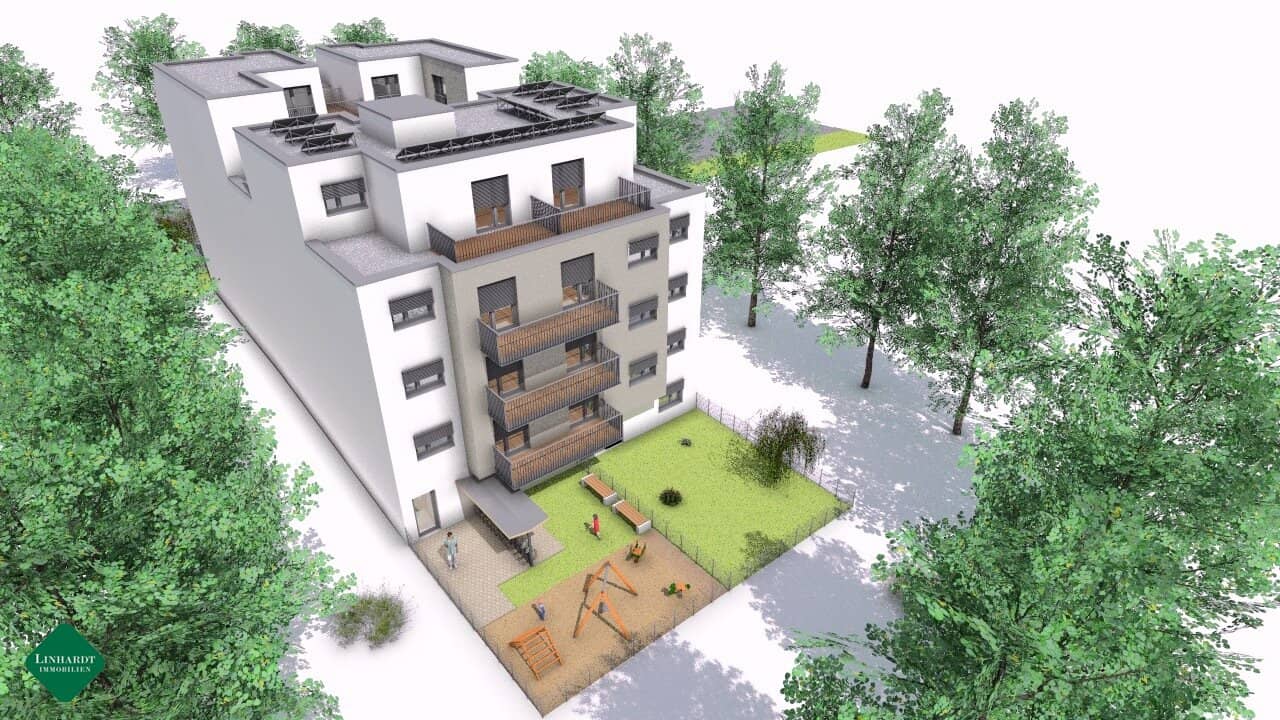 Building plot with building permit for 18 apartments