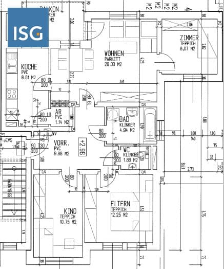 Objekt 214: 4-Zimmerwohnung in Mehrnbach, Bergerweg 8, Top 10