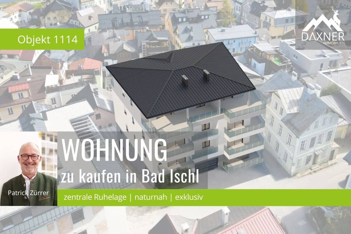 Modernes Wohnen vereint mit aussergewöhnlicher Lage  - Neubauwohnung über den Dächern von Bad Ischl