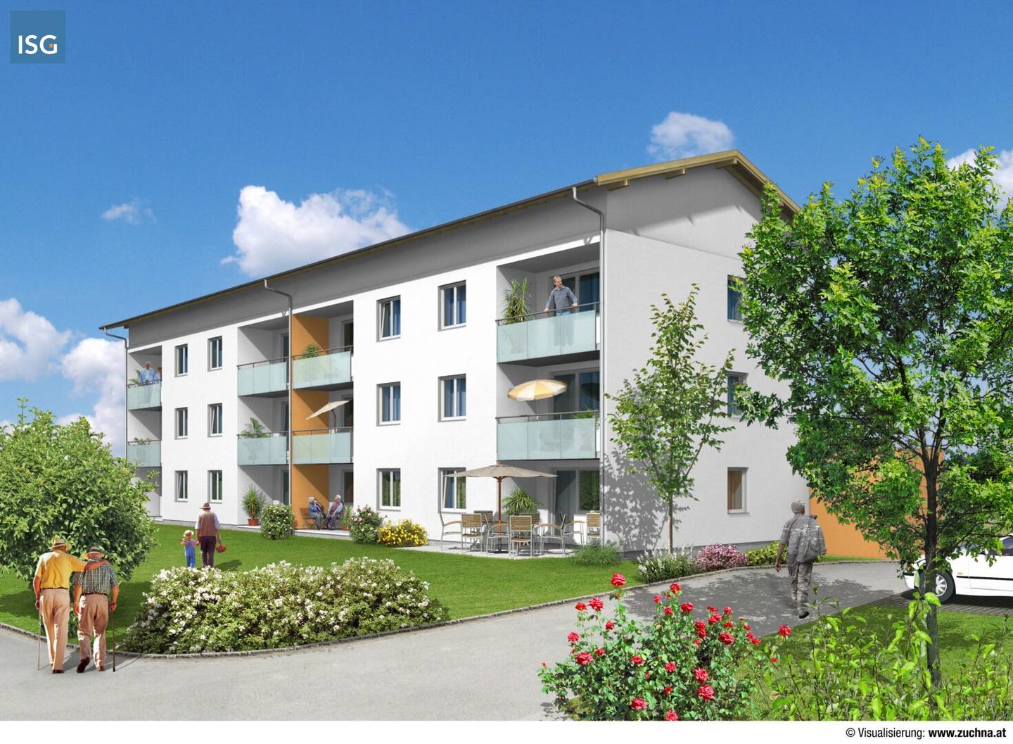 Object 449: 2-room apartment in assisted living in 4742 Pram, Marktstraße 25, Top 3