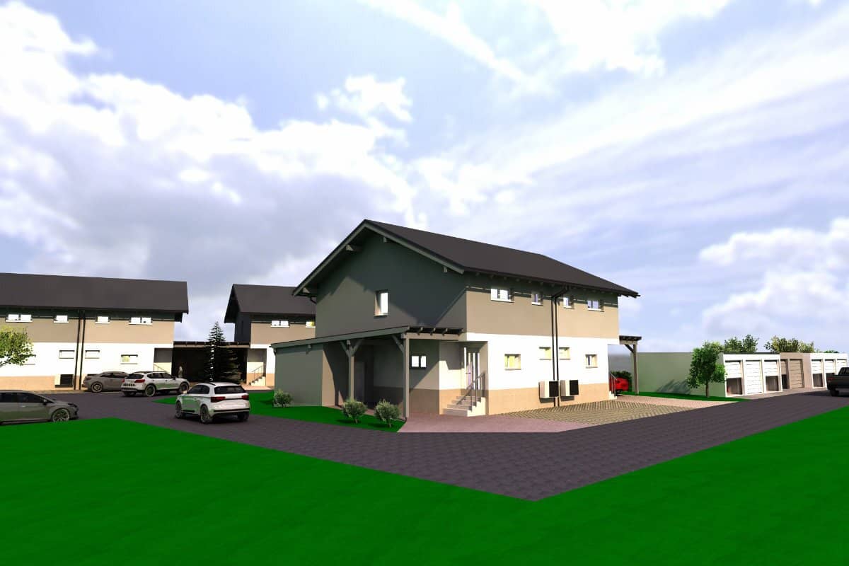 New Build Semi Detached House in Ebensee am Traunsee modern living in the Salzkammergut
