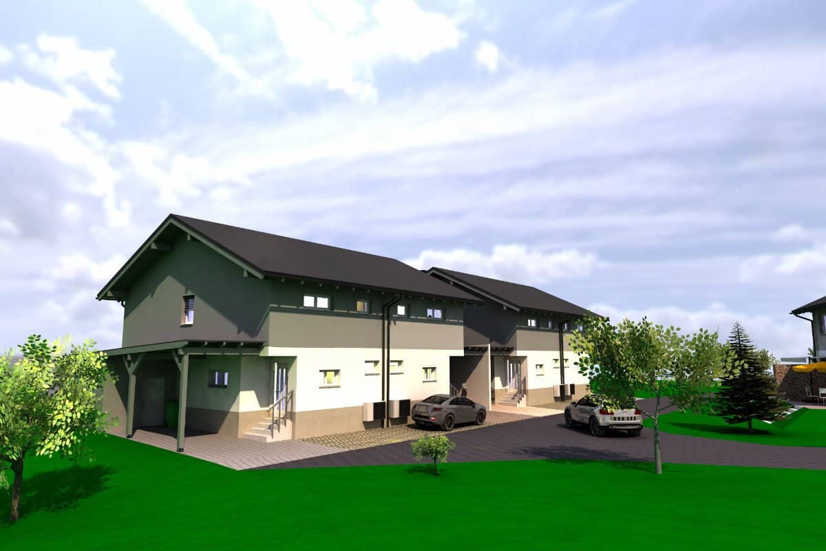 New Build Semi Detached House in Ebensee am Traunsee modern living in the Salzkammergut
