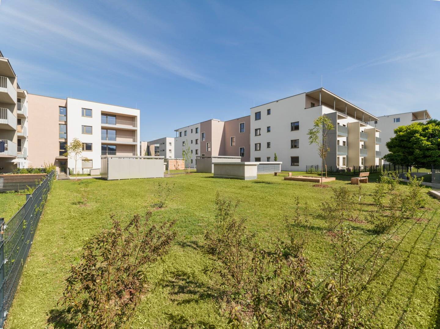 First occupancy in Klagenfurt Viktring 1 to 4 room apartments see https://vitrino.at/