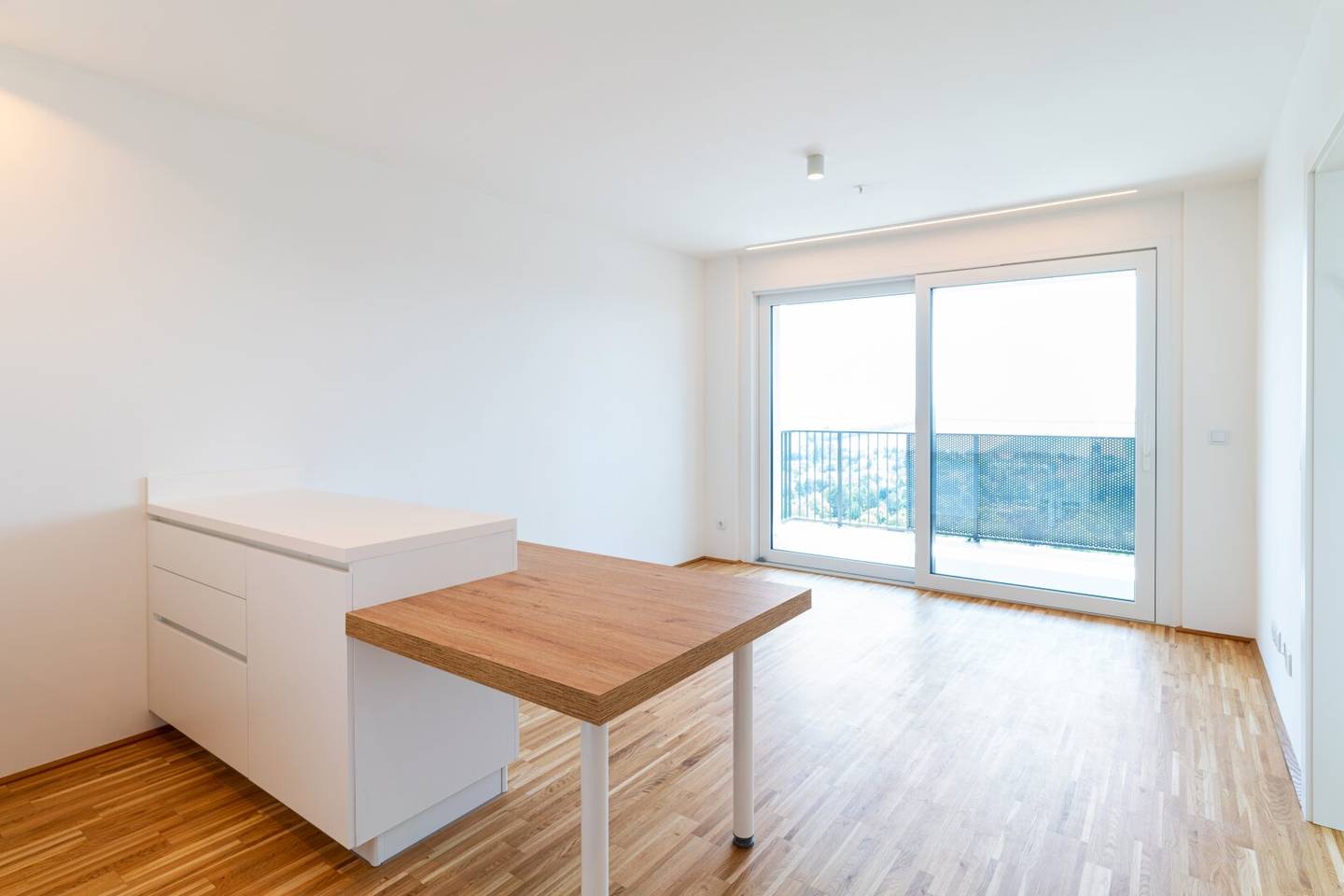 All inclusive with huge balcony electricity, heating, gym, internet and concierge included
