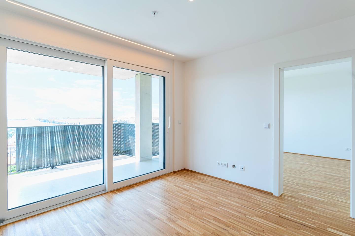 All inclusive with huge balcony electricity, heating, gym, internet and concierge included