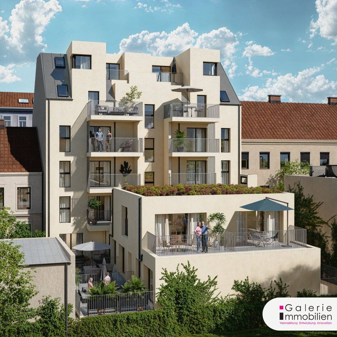 Bezauberndes Apartment mit Terrasse und Gärtchen in PASSIVHAUS - barrierefrei - sonnig und hell - Tiefgarage