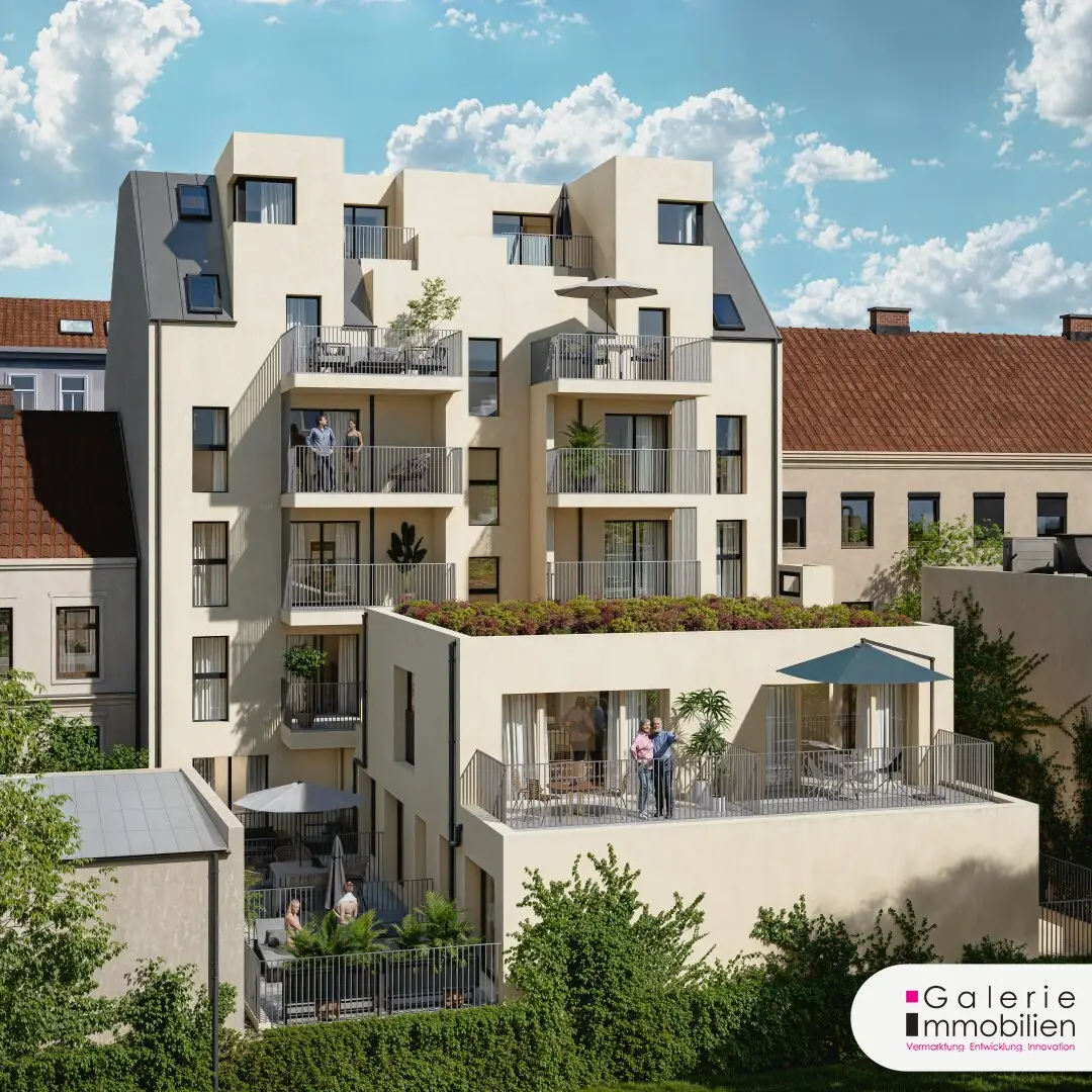 Bezauberndes Apartment mit Terrasse und Gärtchen in PASSIVHAUS - barrierefrei - sonnig und hell - Tiefgarage