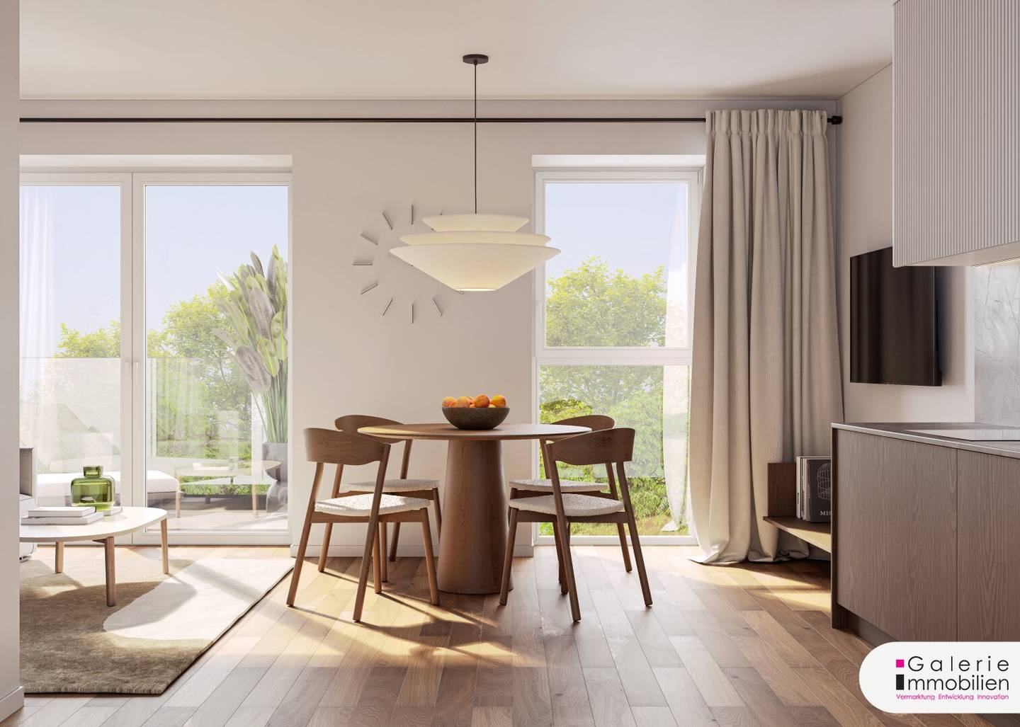 Bezauberndes Apartment mit Terrasse und Gärtchen in PASSIVHAUS - barrierefrei - sonnig und hell - Tiefgarage
