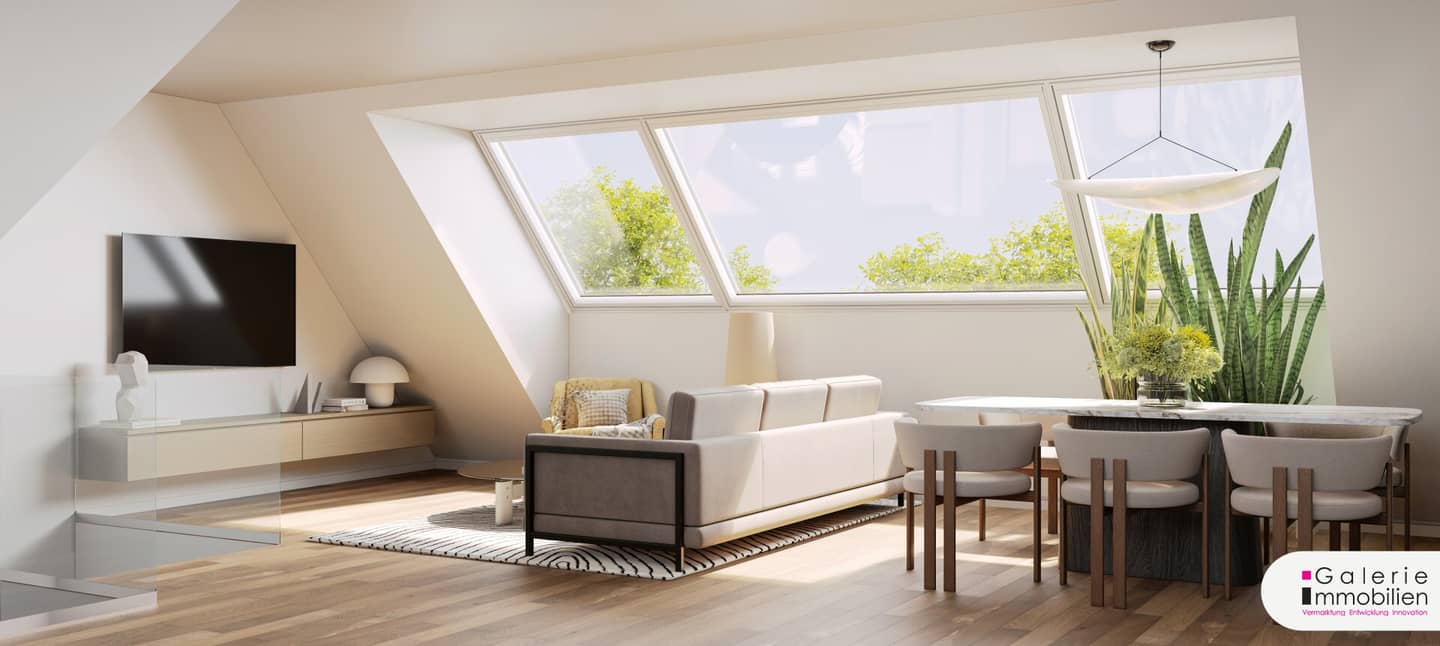 Passive House - Accessible attic apartment with 2 terraces - sunny and bright - underground garage