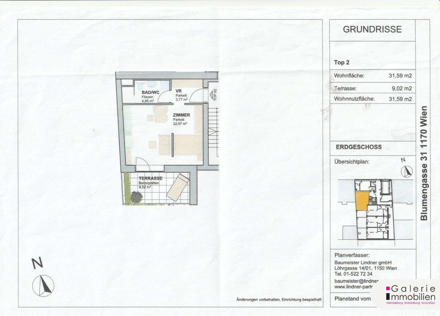PASSIVHAUS - Barrier-free new-build apartment with terrace - sunny and bright - underground garage