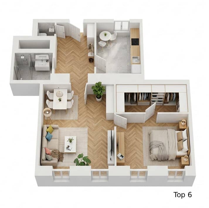 TOPLAGE/Erstbezug/Baubeginn  - Sehr gut aufgeteilte  2 Zimmer Altbauwohnung (Top 6)