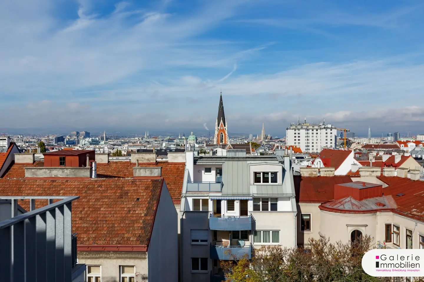 Außergewöhnliches Penthouse mit großen Terrassen und Fernblick