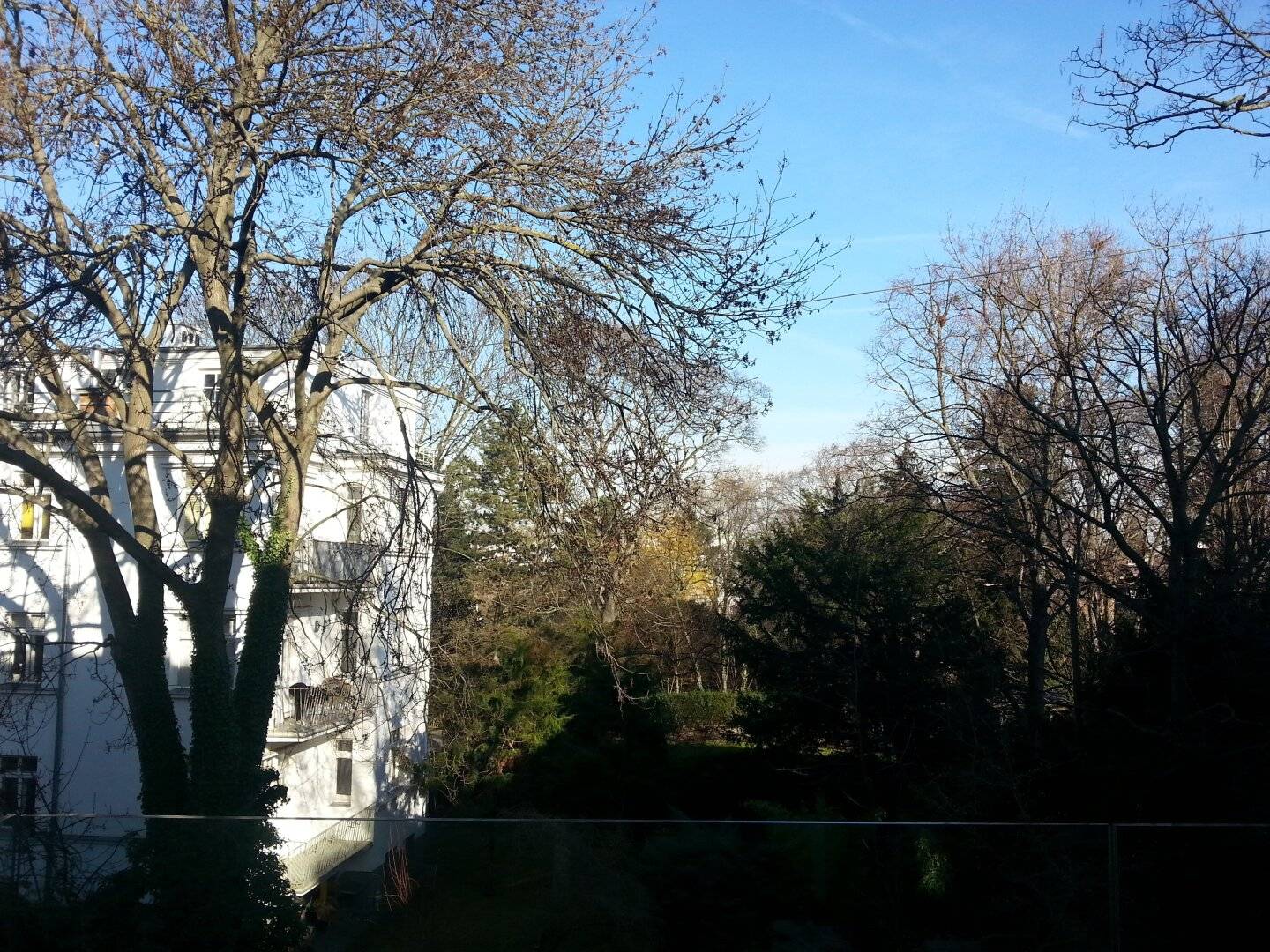 STILVOLLES WOHNEN IN DER VILLENGEGEND: Moderne Wohnung mit Gartenblick