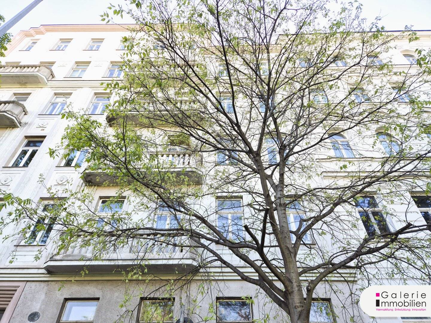 Well maintained 6-room historic apartment with dreamlike view - balcony extension possible!