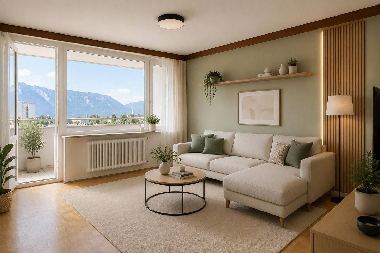 Urban Living – Attraktive Stadtwohnung mit sagenhafter Aussicht und 3 TG-Stellplätzen