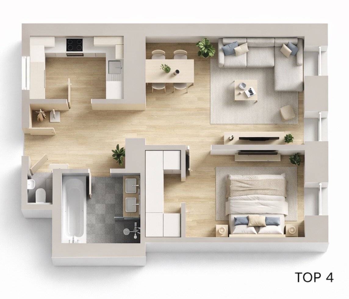 TOPLAGE/Erstbezug-Schöne 2 Zimmer Altbauwohnung (Top 4)