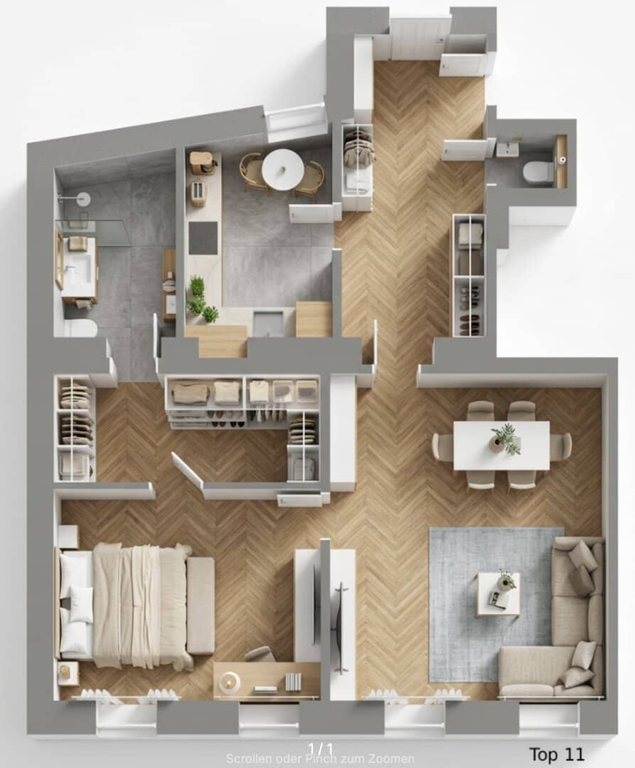 TOPLAGE/Erstbezug/Baubeginn  - Schöne 2 Zimmer Altbauwohnung (Top 11)