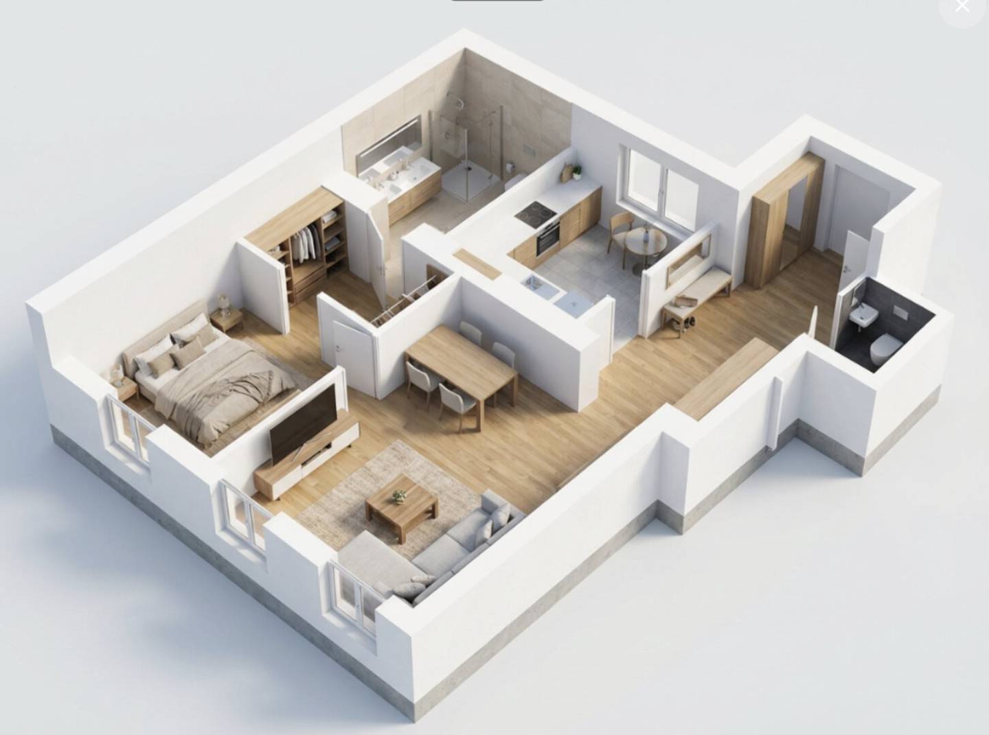 Prime location / First occupancy / Construction start - Beautiful 2-room old building apartment (Top 23)