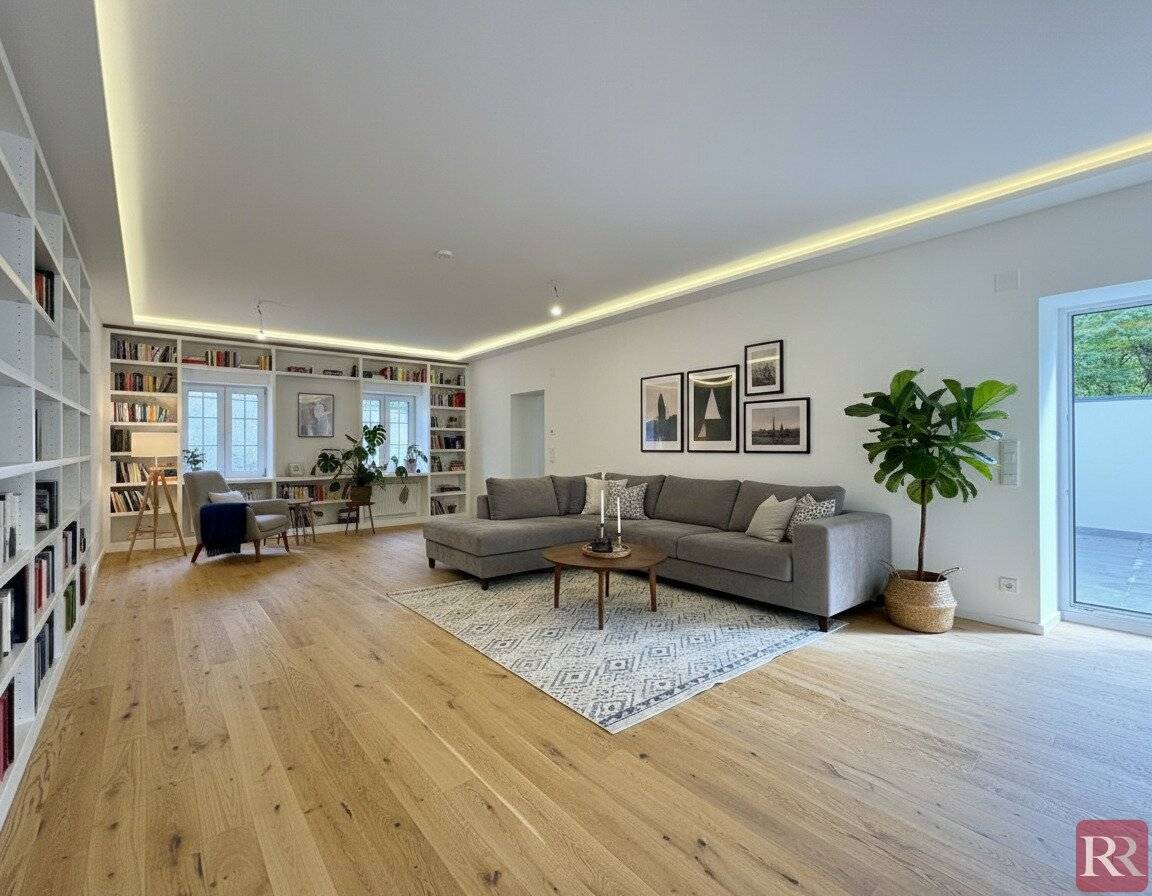 Erstbezug im Martinsviertel- moderne Wohnung mit gemütlichem Innenhof, Parkplatz optional