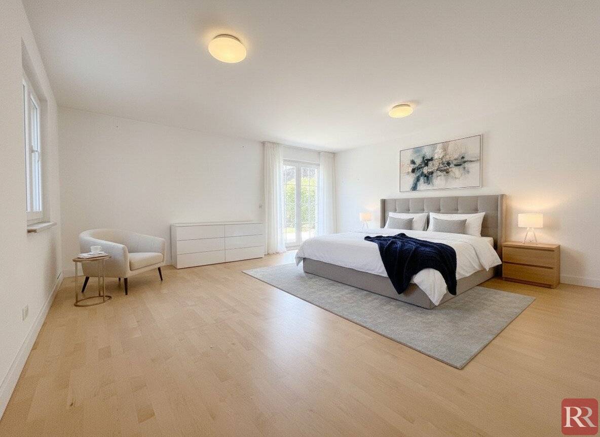 Exclusive garden residence spacious ground floor apartment with private pool in the heart of Klosterneuburg