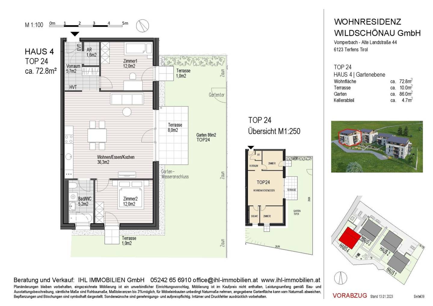 Top 24 three room ground floor